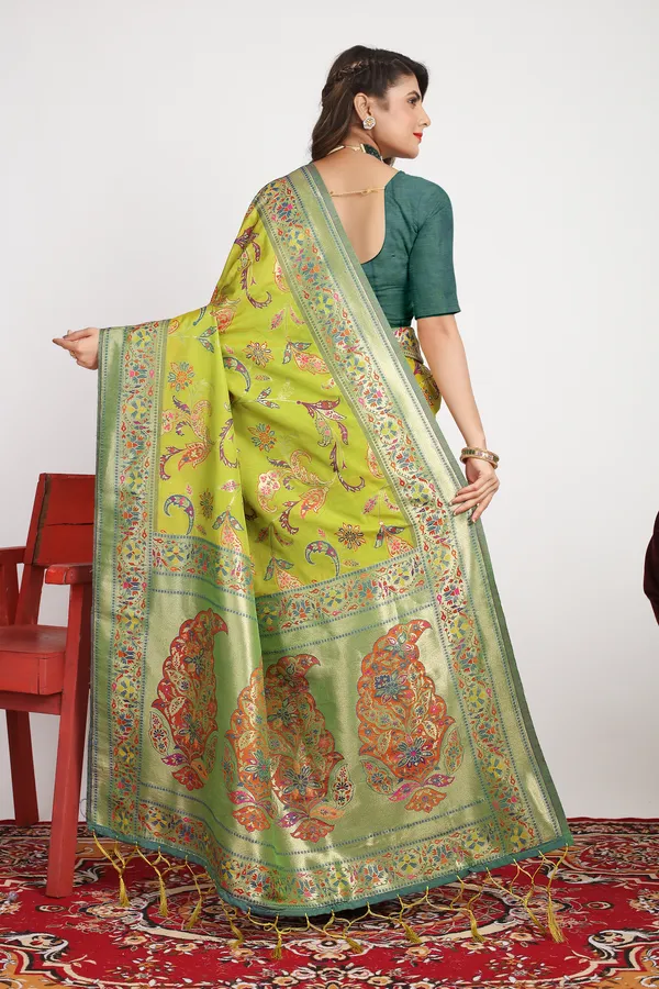 GREEN_ZARI_WORK_PATOLA_SILK_SAREE